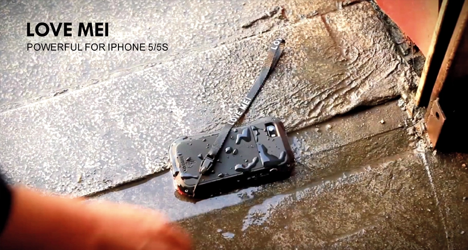 Ốp lưng chống sốc iPhone 5/ iPhone 5s/ iPhone SE, hiệu LOVEMEI POWERFUL