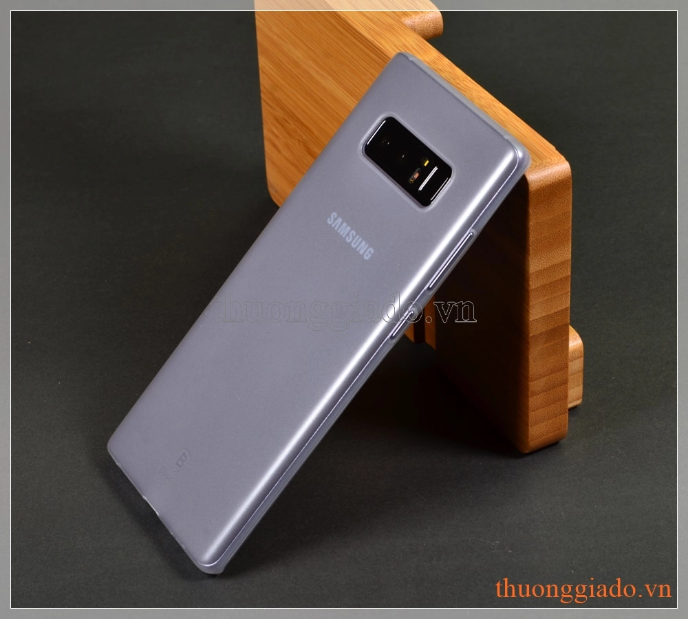 Ốp lưng Samsung Note 8/ N950 (nhựa cứng siêu mỏng, hiệu Baseus, Wing case)