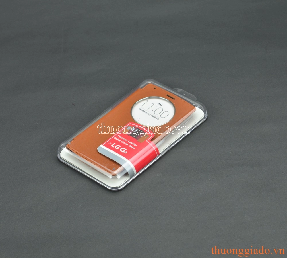 Bao Da LG G4 F500 Premium Leather Quick Circle Case Chính Hãng