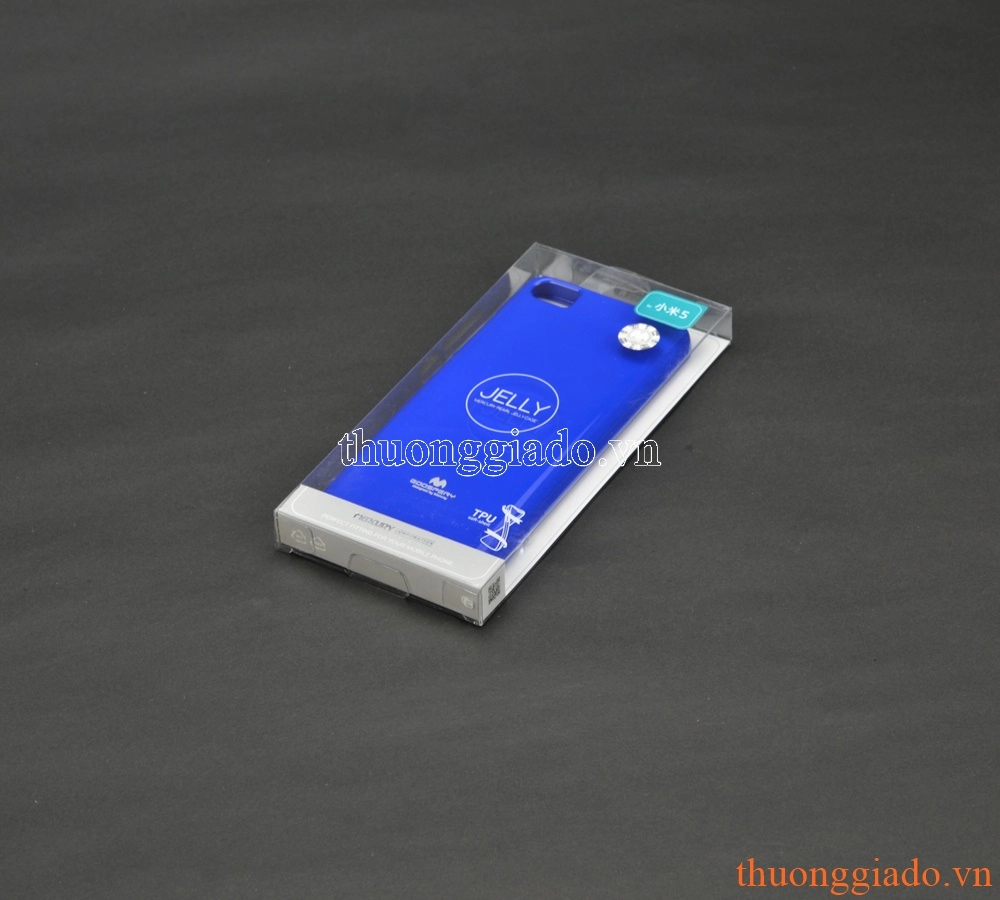 Ốp lưng silicone Mi5 (5.15"), loại thời trang hiệu JELLY/ MERCURY