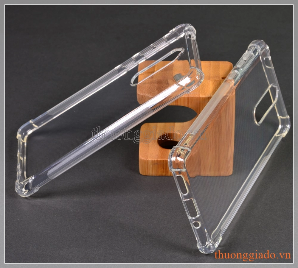 Ốp lưng silicone Nokia 8 (5.3") trong suốt, chống sốc 4 góc