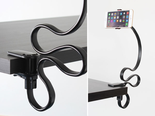 Kẹp giữ máy điện thoại trên bàn, trên cổ (Phoseat, Phone Stand)