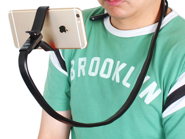Kẹp giữ máy điện thoại trên bàn, trên cổ (Phoseat, Phone Stand)