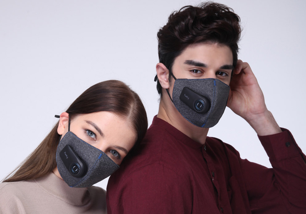 Khẩu trang lọc không khí Xiaomi Purely (màu đen)