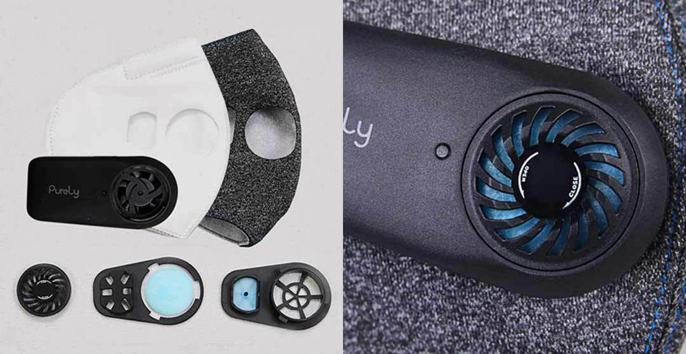 Khẩu trang lọc không khí Xiaomi Purely (màu đen)