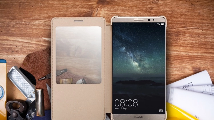 Bao Da Huawei Mate 8 Mate8 Original Smart View Window Flip Leather Case