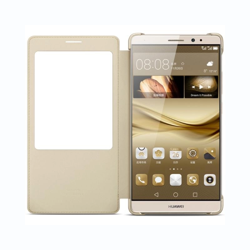 Bao Da Huawei Mate 8 Mate8 Original Smart View Window Flip Leather Case