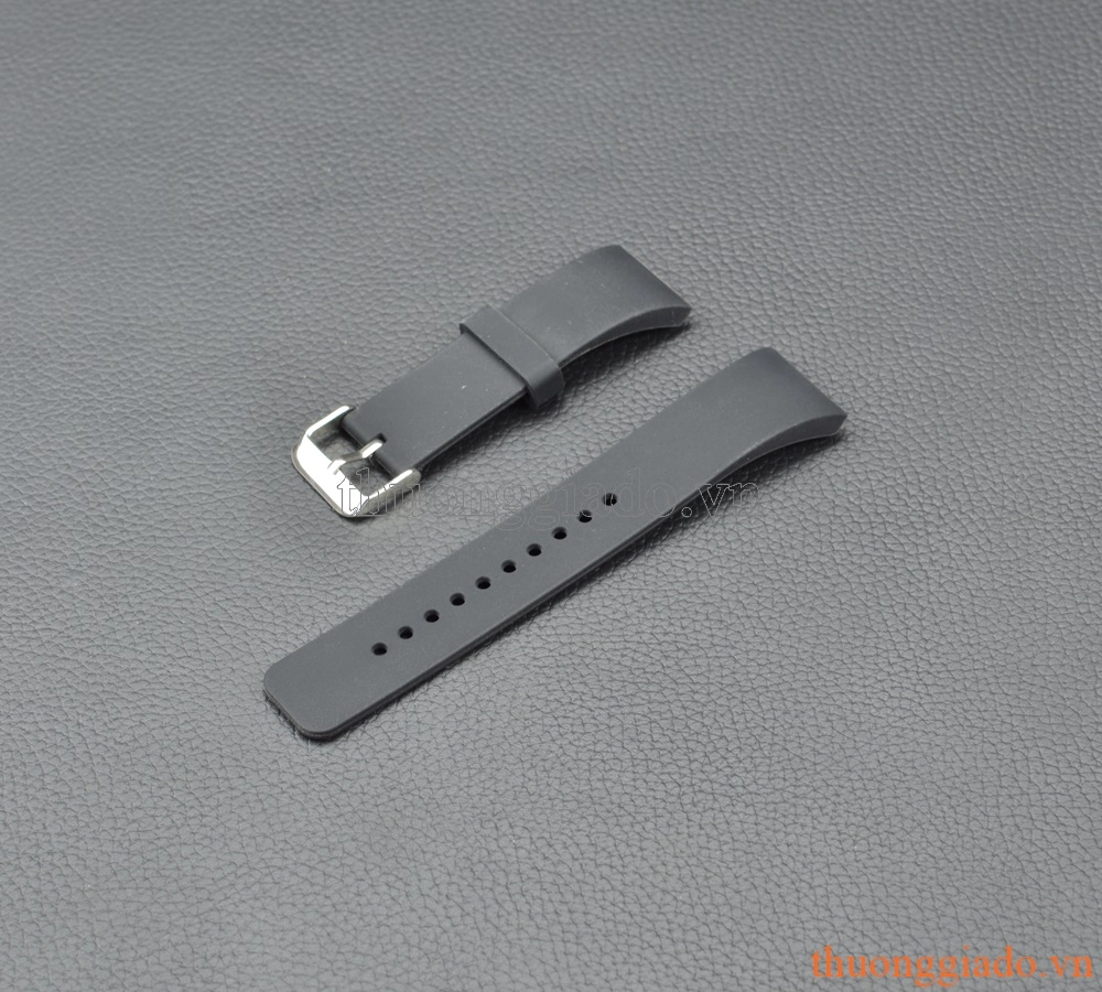 Dây đeo tay thay thế Samsung Gear S2 R720 màu đen(chất liệu cao su) Dây đeo tay thay thế Samsung Gear S2 R720 màu đen(chất liệu cao su)