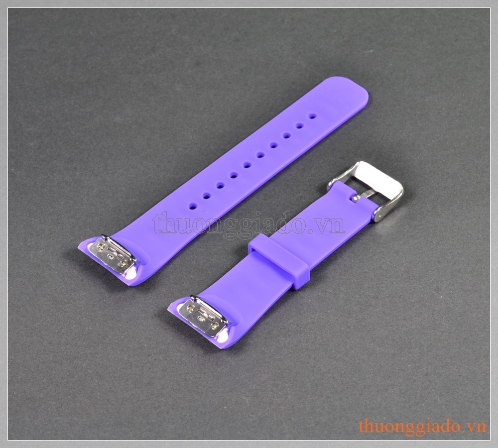 Dây đeo đồng hồ Samsung Gear Fit 2 R360 màu tím (chất liệu cao su) Dây đeo đồng hồ Samsung Gear Fit 2 R360 màu tím (chất liệu cao su)