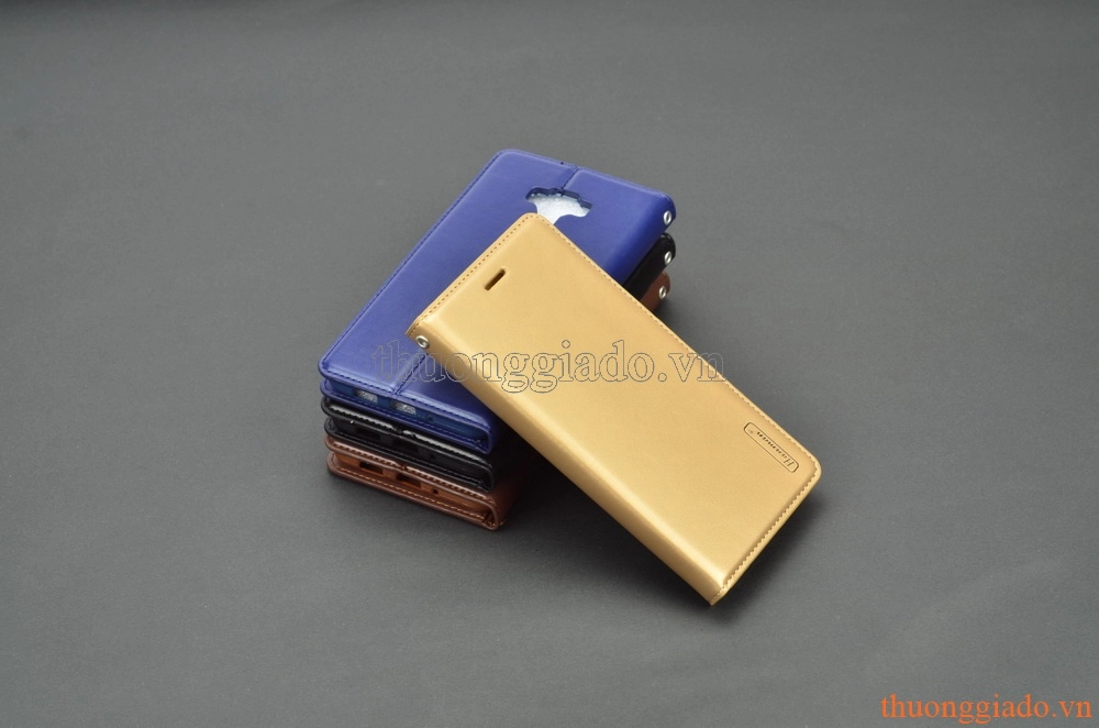 Bao da cầm tay cho Asus Zenfone 3 (5.5")-ZE552KL, Hiệu HANMAN (CANVAS DIARY)