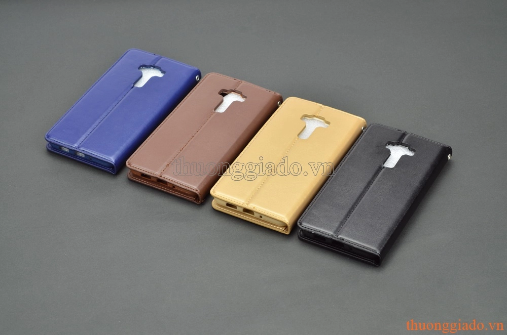 Bao da cầm tay cho Asus Zenfone 3 (5.5")-ZE552KL, Hiệu HANMAN (CANVAS DIARY)