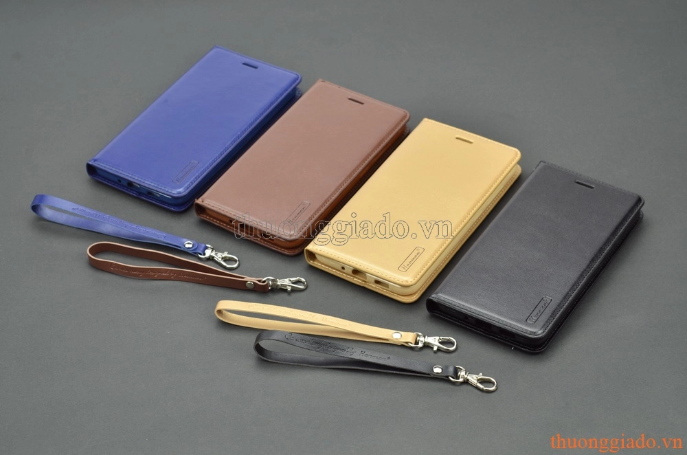 Bao da cầm tay cho Asus Zenfone 3 (5.5")-ZE552KL, Hiệu HANMAN (CANVAS DIARY)