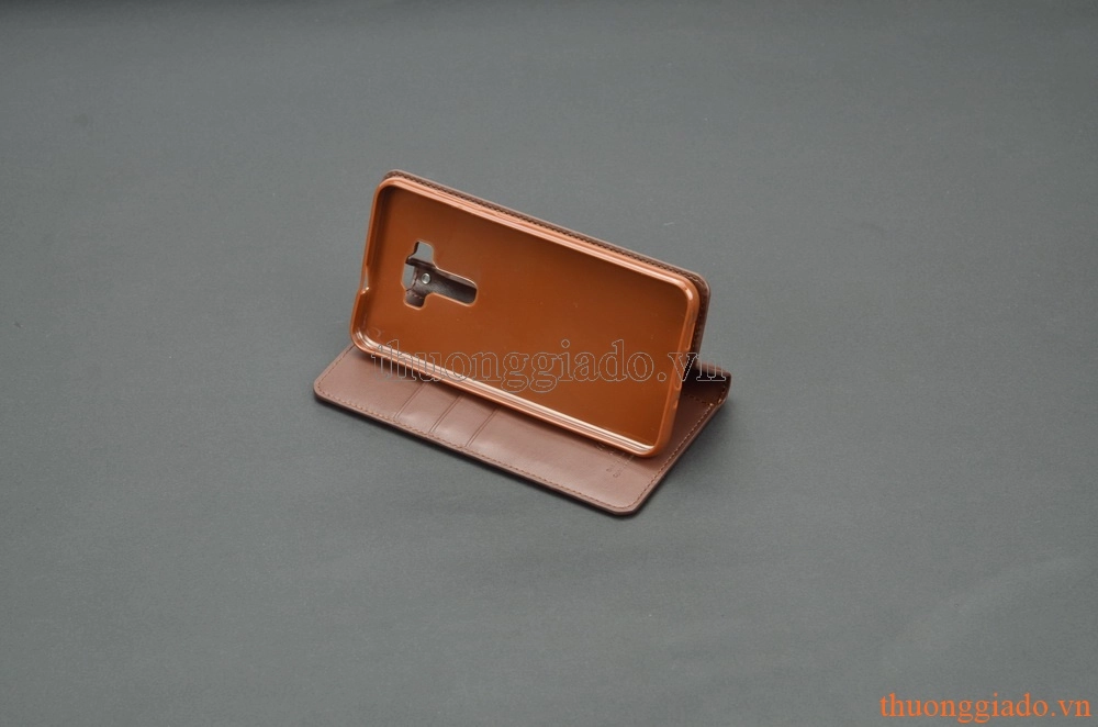 Bao da cầm tay cho Asus Zenfone 3 (5.5")-ZE552KL, Hiệu HANMAN (CANVAS DIARY)