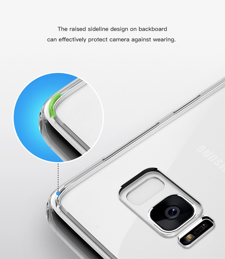 Ốp lưng Samsung Galaxy S8/ G950, lưng trong viền mạ màu (ROCK Pure Series)