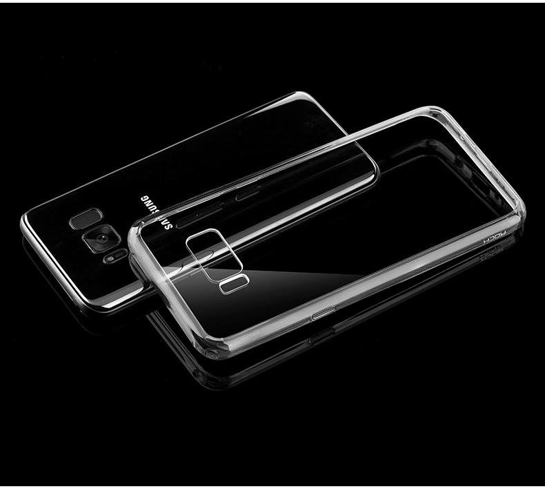 Ốp lưng Samsung Galaxy S8/ G950, lưng trong viền mạ màu (ROCK Pure Series)