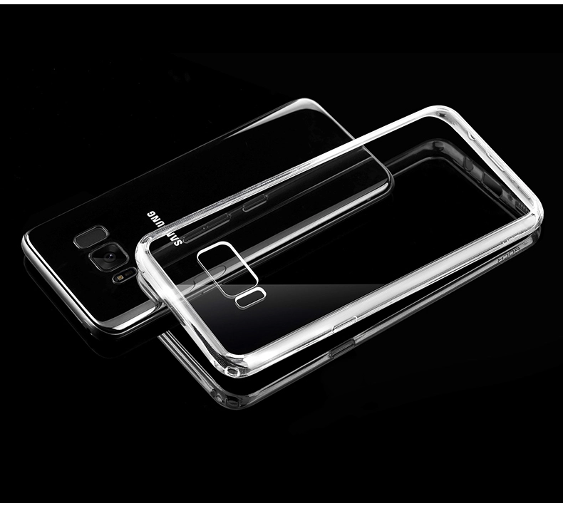 Ốp lưng Samsung Galaxy S8/ G950, lưng trong viền mạ màu (ROCK Pure Series)