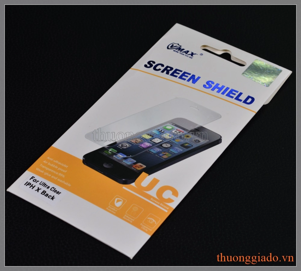 Miếng dán mặt lưng iPhone X (5.8"), trong suốt, kích cỡ vừa zin Miếng dán mặt lưng iPhone X (5.8"), trong suốt, kích cỡ vừa zin