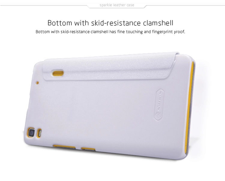 Bao Da Lenovo  K3 Note/ Lenovo A7000 (Hiệu NillKin, Sparkle Series)