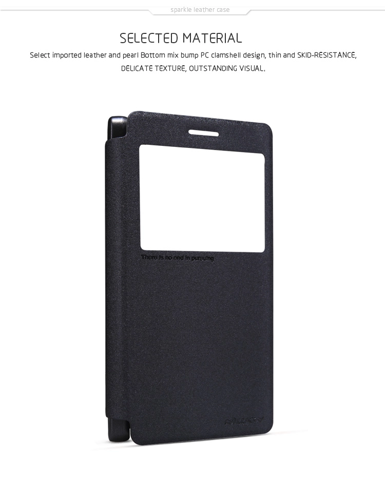 Bao Da Lenovo  K3 Note/ Lenovo A7000 (Hiệu NillKin, Sparkle Series)