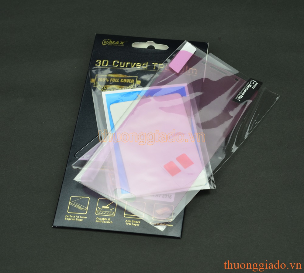 Miếng dán full màn hình Samsung galaxy  A7 (2016), samsung A710, hiệu Vmax