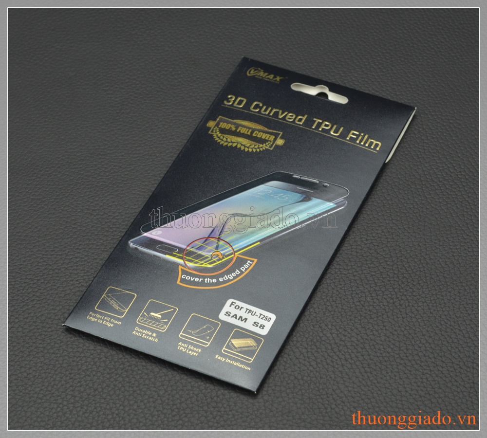 Miếng dán full màn hình Samsung Galaxy S8/ G950 (hiệu Vmax) Screen Protector
