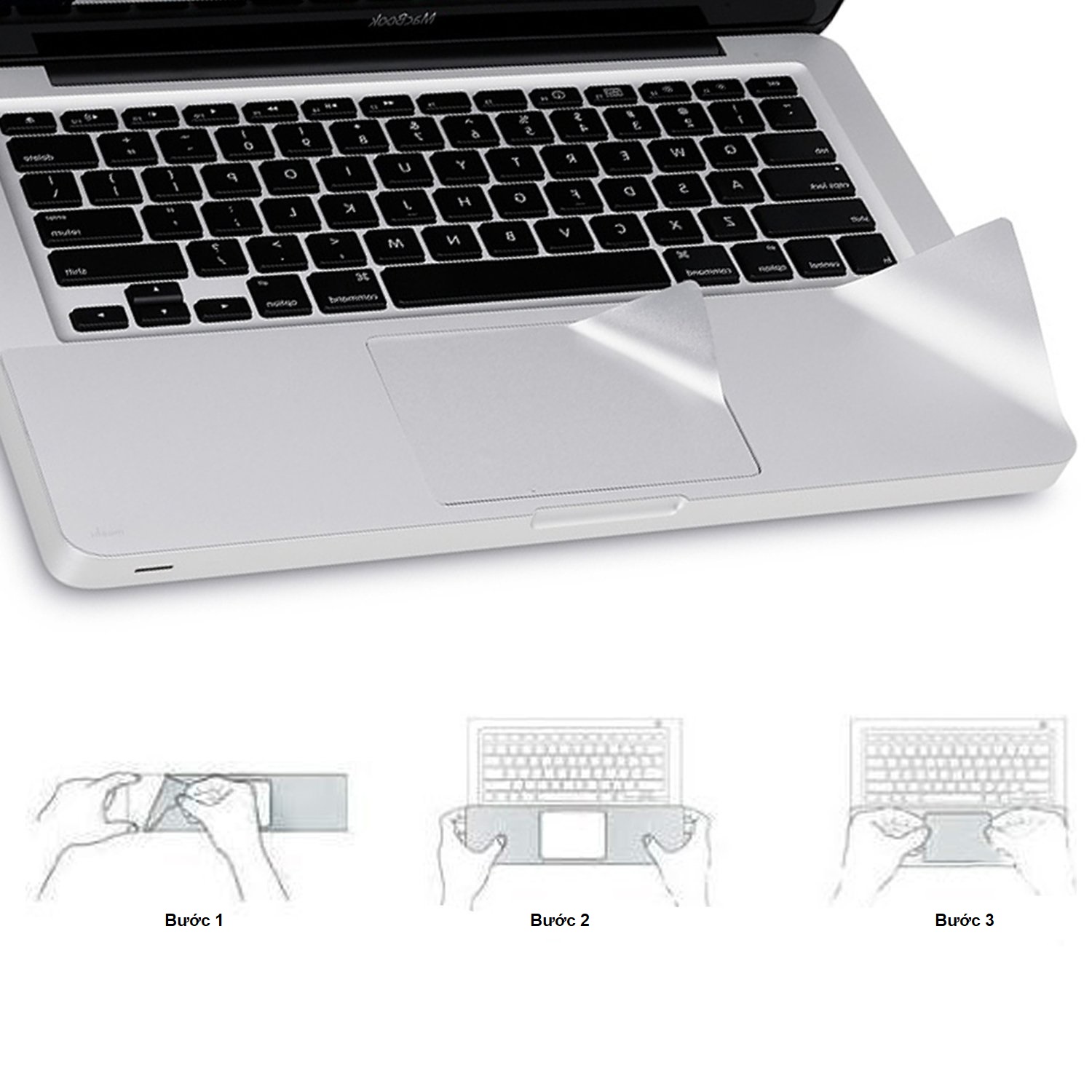 Miếng dán Trackpad & chỗ kê tay MacBook 12"
