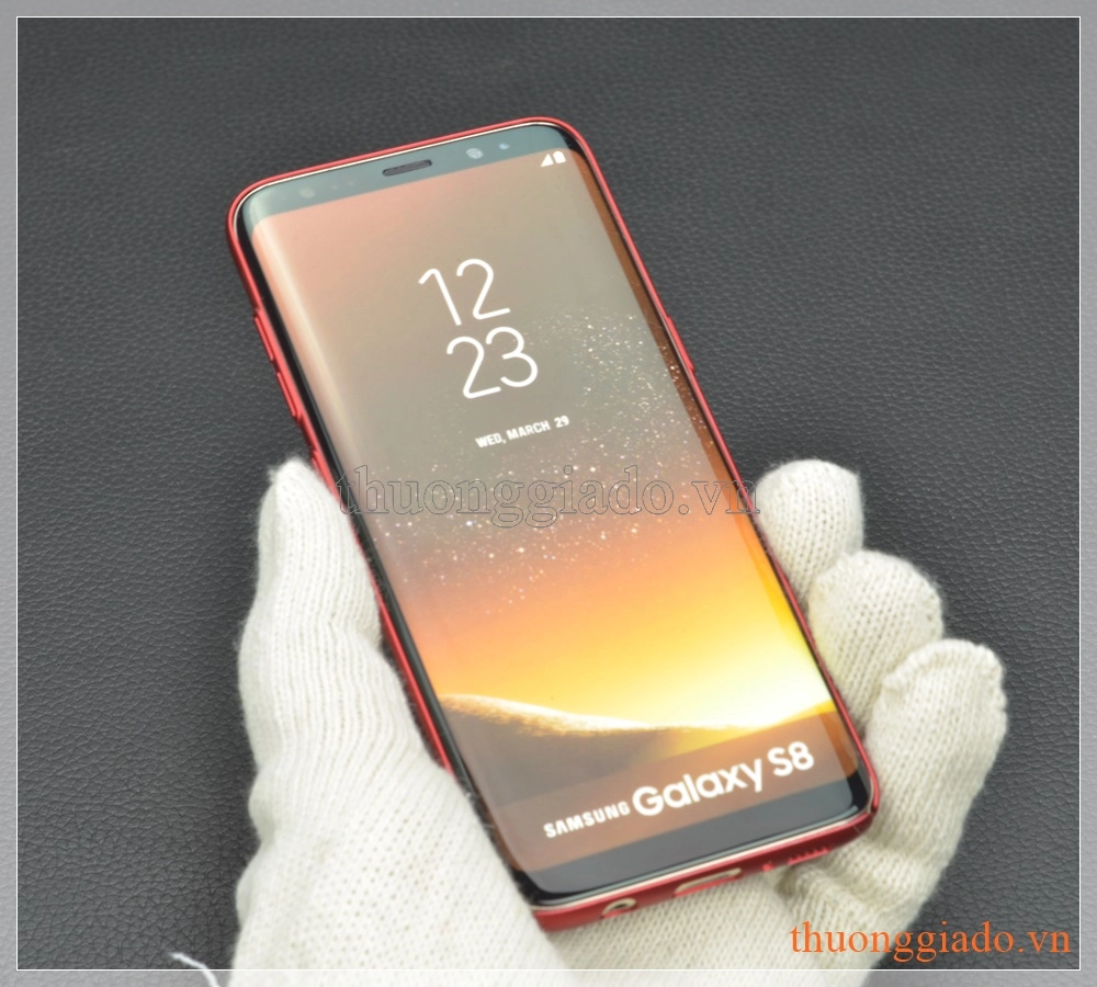 Ốp lưng nhựa cứng Samsung S8/ G950 màu đỏ, Touch Series