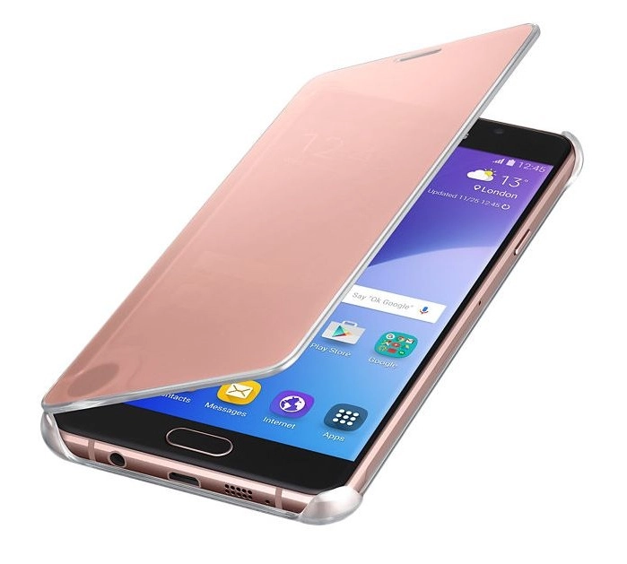 Bao da Samsung Galaxy  A7 (2016),Samsung A710 Clear View Cover màu hồng chính hãng