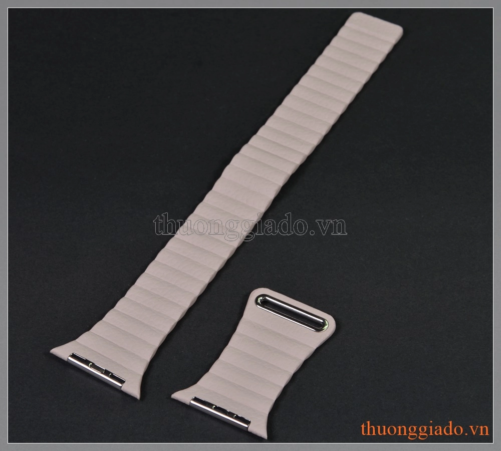 Dây đồng hồ Apple Watch 42mm (da PU, khóa nam châm)