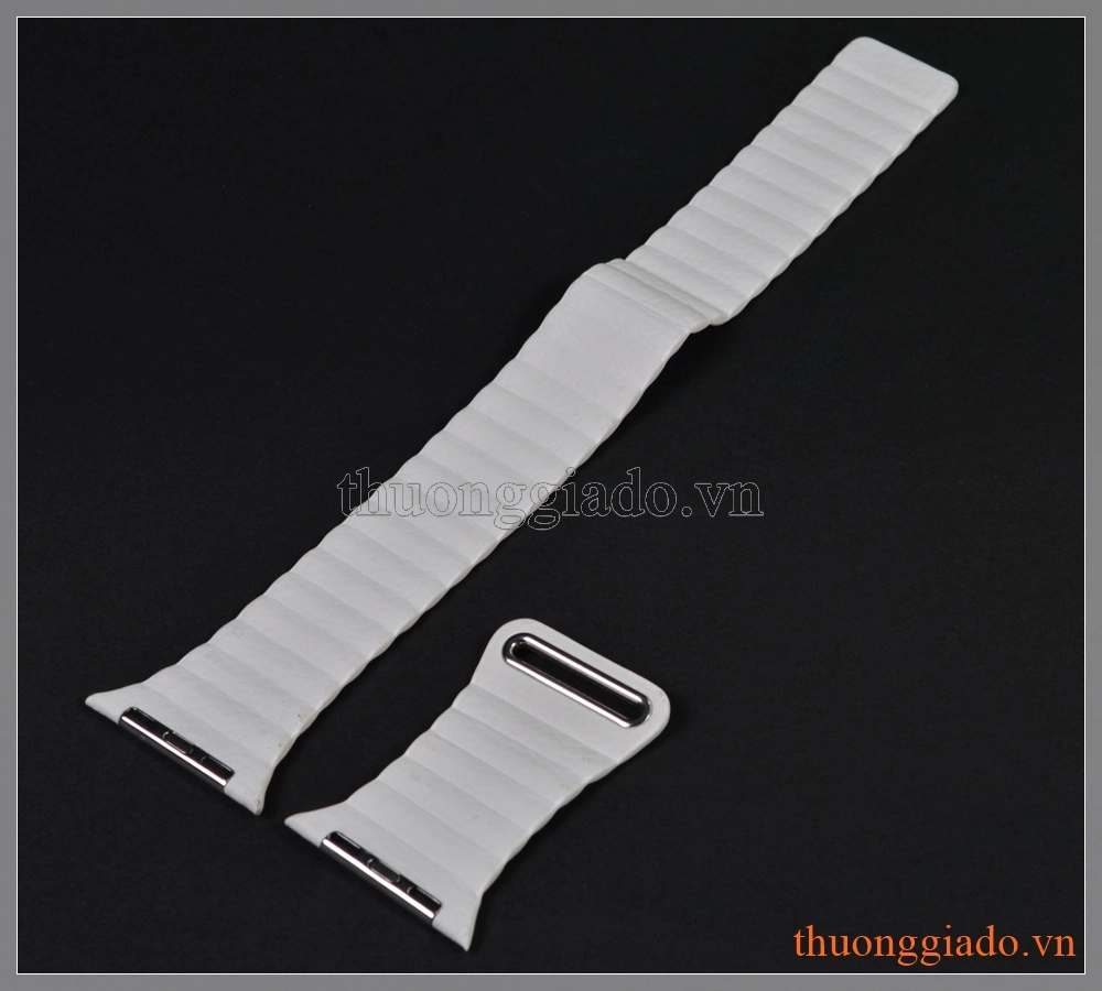 Dây đồng hồ Apple Watch 42mm (da PU, khóa nam châm)