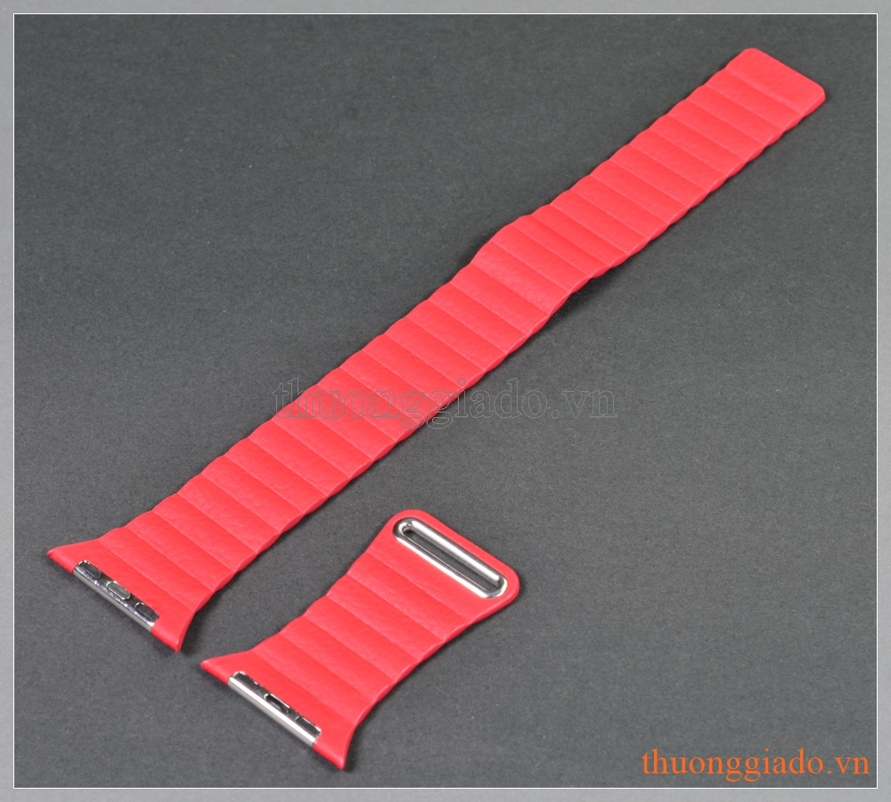 Dây đồng hồ Apple Watch 42mm (da PU, khóa nam châm)