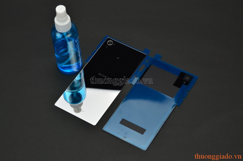 Nắp lưng kính Sony Xperia  Z5 Premium, nắp lưng gương (màu crôm)
