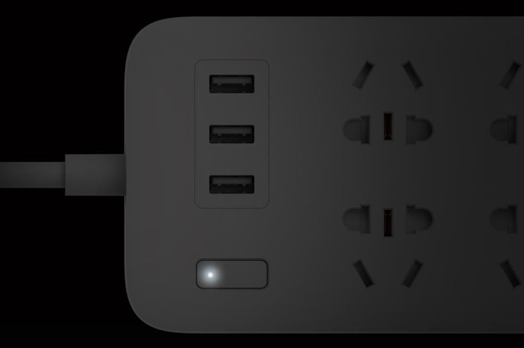 Ổ cắm điện Xiaomi Mi Power Strip (6 ổ cắm điện 220V / 3 cổng cắm usb 5v)