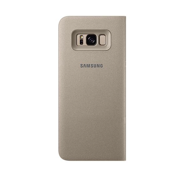 Bao da Samsung Galaxy S8/ G950 Led View Cover (màu vàng gold) Bao da Samsung Galaxy S8/ G950 Led View Cover (màu vàng gold)
