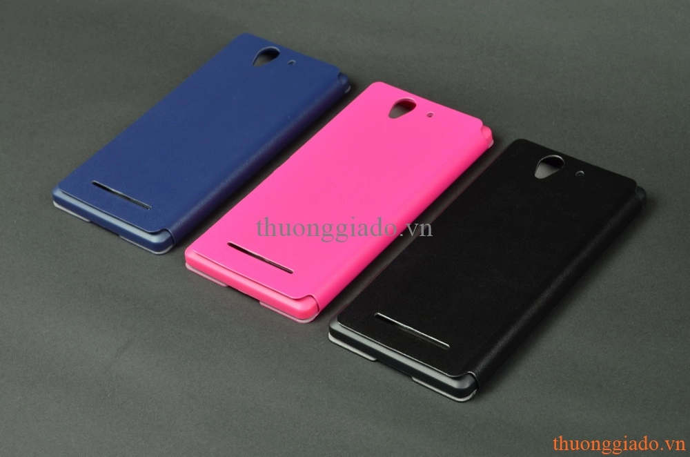 Bao Da Cầm Tay Cho Sony Xperia C3 D2502 S55t (Hiệu X-Level) Bao Da Cầm Tay Cho Sony Xperia C3 D2502 S55t (Hiệu X-Level)