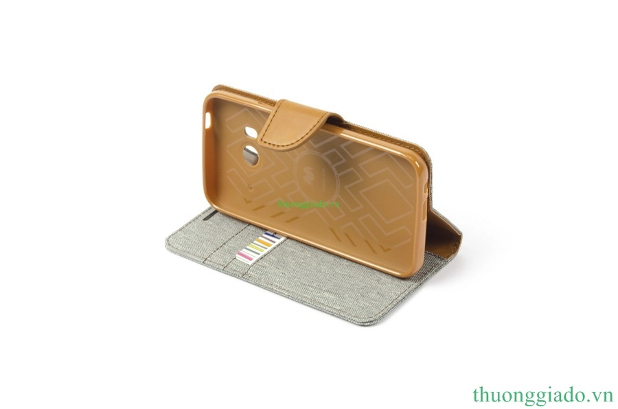 Bao Da HTC One ME Wallet Flip Leather Case (hiệu Mercury)