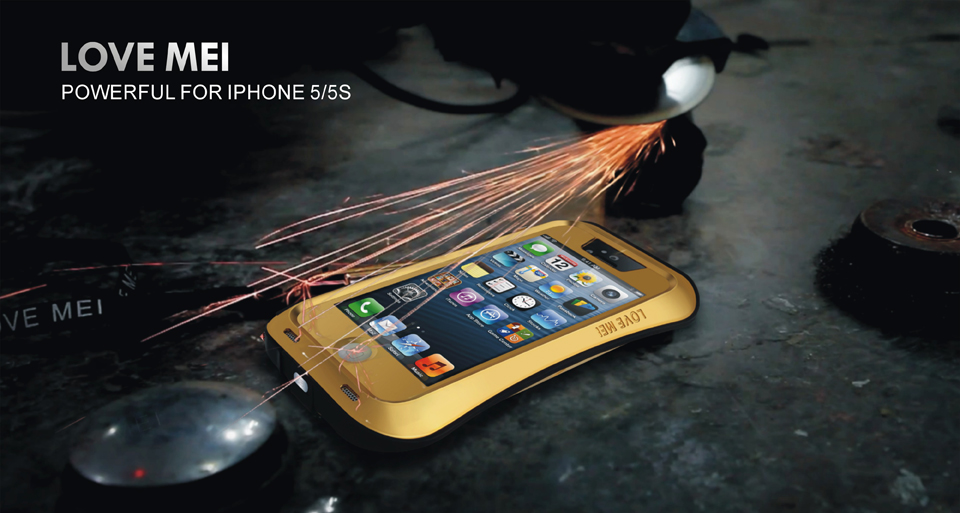 Ốp lưng chống sốc iPhone 5/ iPhone 5s/ iPhone SE, hiệu LOVEMEI POWERFUL