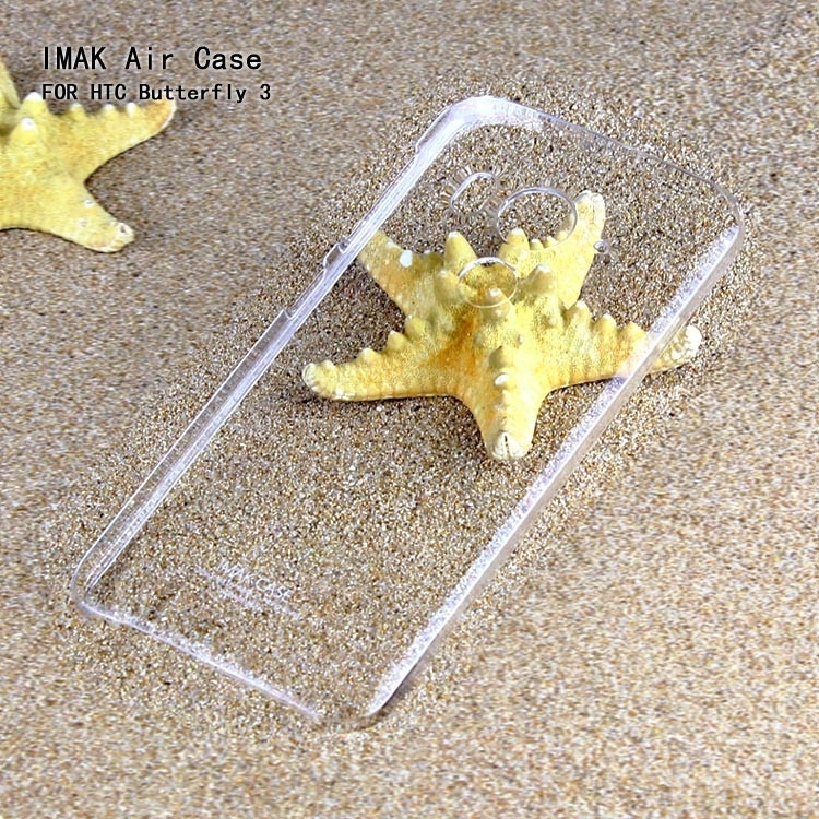 Ốp lưng HTC Butterfly 3 nhựa cứng trong suốt, hiệu iMak