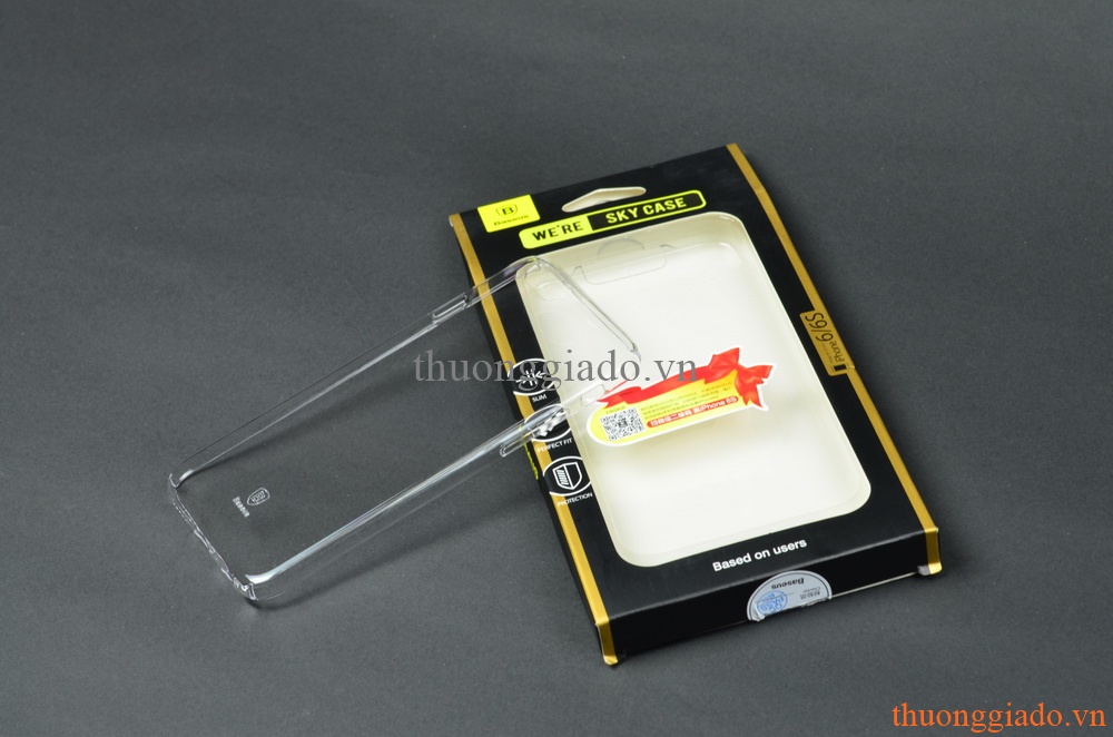 Ốp lưng iPhone 6s/ iPhone 6 nhựa cứng trong suốt hiệu Baseus