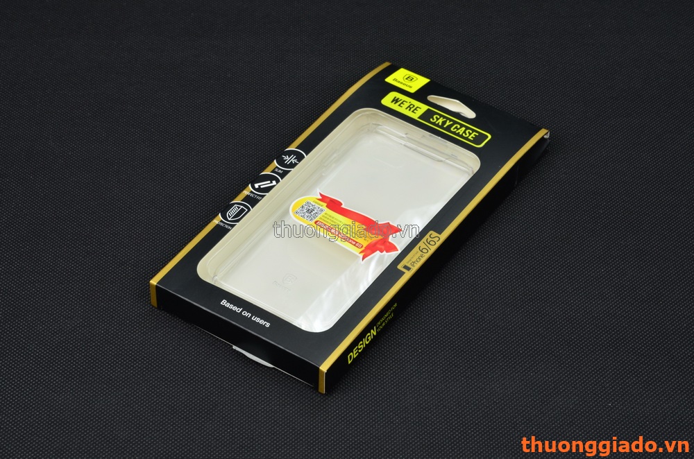 Ốp lưng iPhone 6s/ iPhone 6 nhựa cứng trong suốt hiệu Baseus