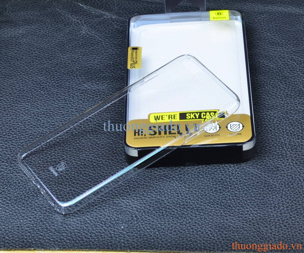 Ốp lưng iPhone  6s Plus/ iPhone  6 Plus nhựa cứng trong suốt hiệu Baseus