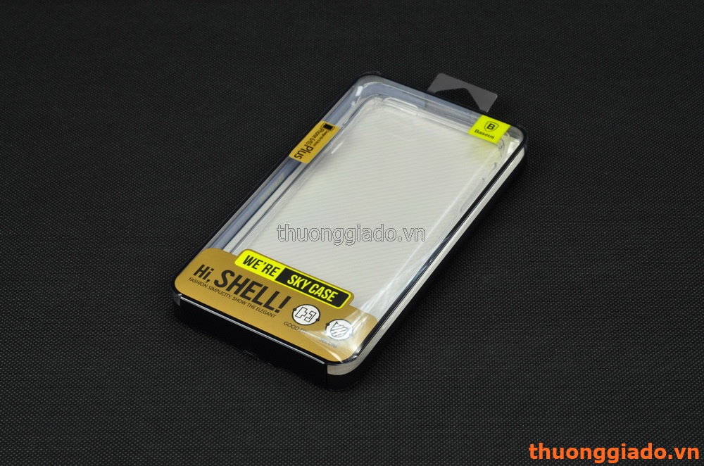 Ốp lưng iPhone  6s Plus/ iPhone  6 Plus nhựa cứng trong suốt hiệu Baseus