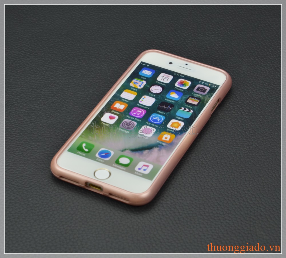 Ốp lưng iPhone 7 (4.7"), thời thời trang i JELLY Metal hiệu MERCURY