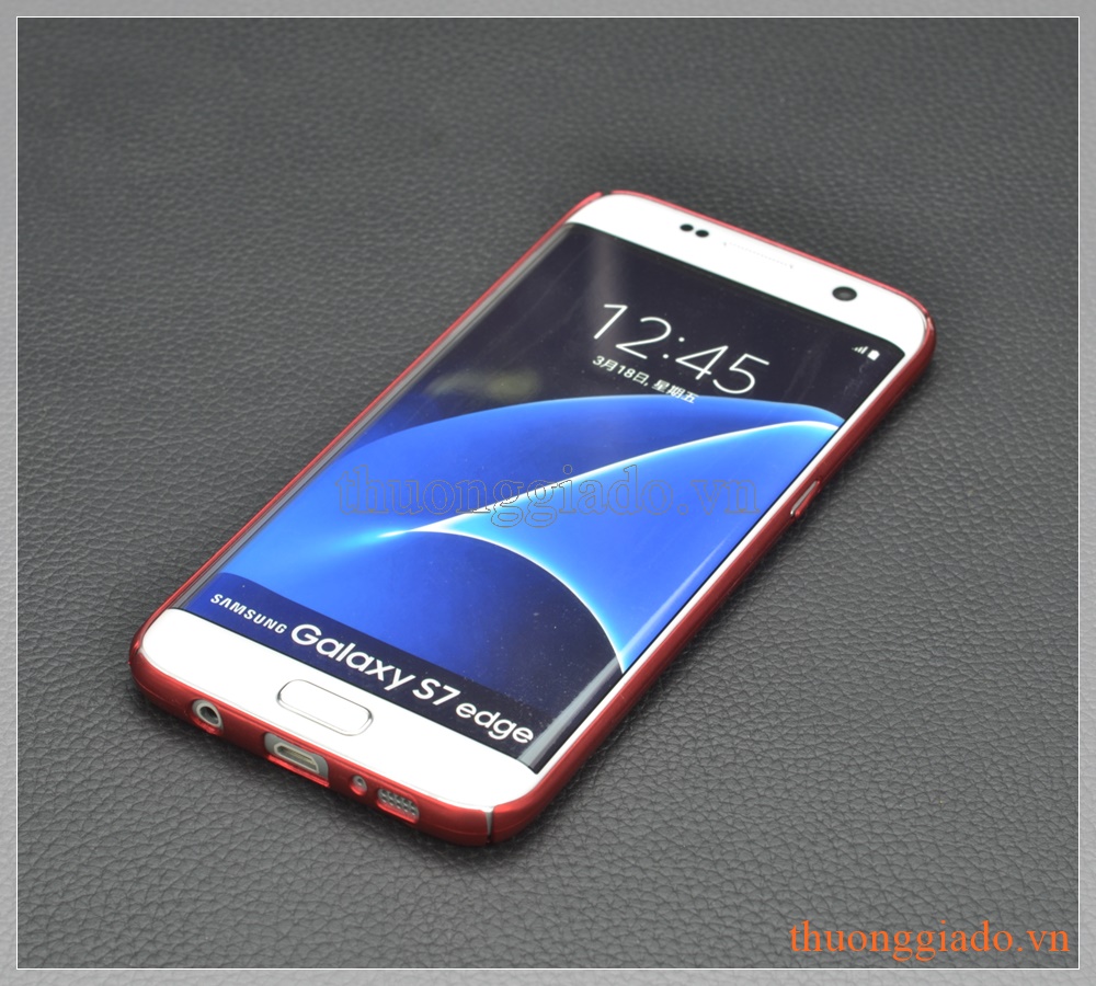 Ốp lưng nhựa cứng Samsung S7 Edge/ G935 màu đỏ, Touch Series
