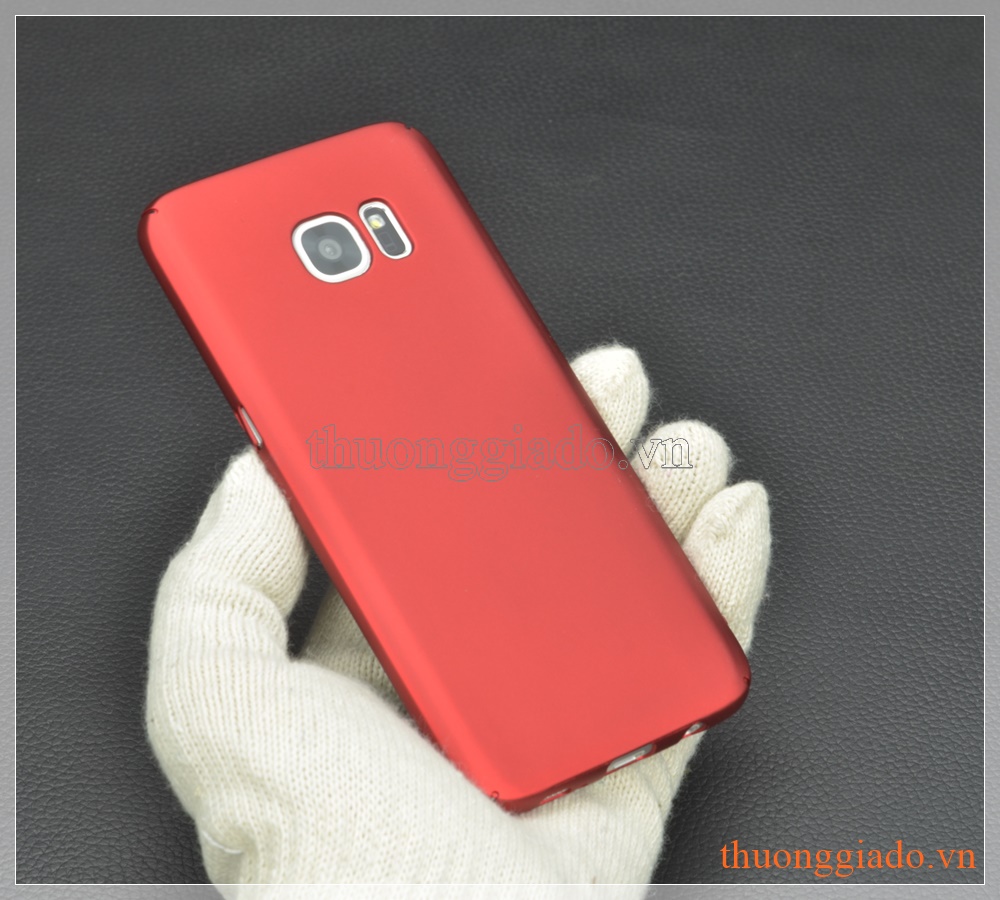 Ốp lưng nhựa cứng Samsung S7 Edge/ G935 màu đỏ, Touch Series