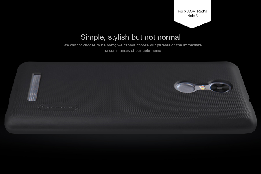 Ốp lưng Redmi Note 3 (Loại sần, hiệu NillKin) Super Frosted Shield