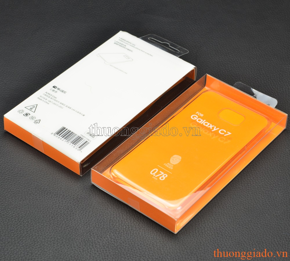 Ốp lưng Samsung Galaxy C7 nhựa cứng trong suốt
