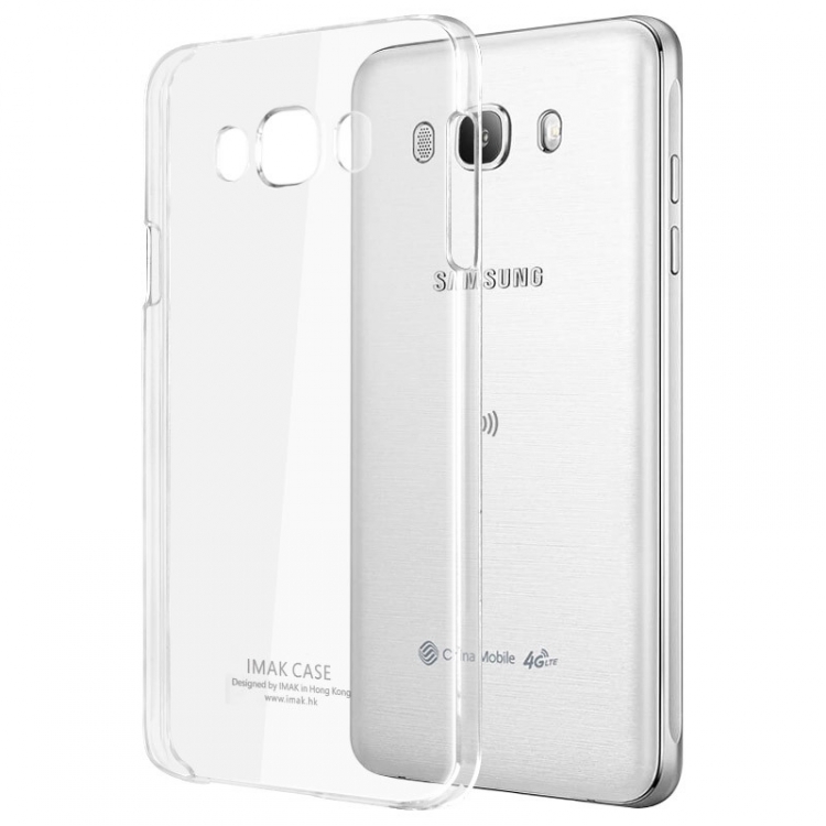 Ốp lưng Samsung Galaxy  J7 (bản 2016)/ J710 nhựa cứng trong suốt hiệu iMak