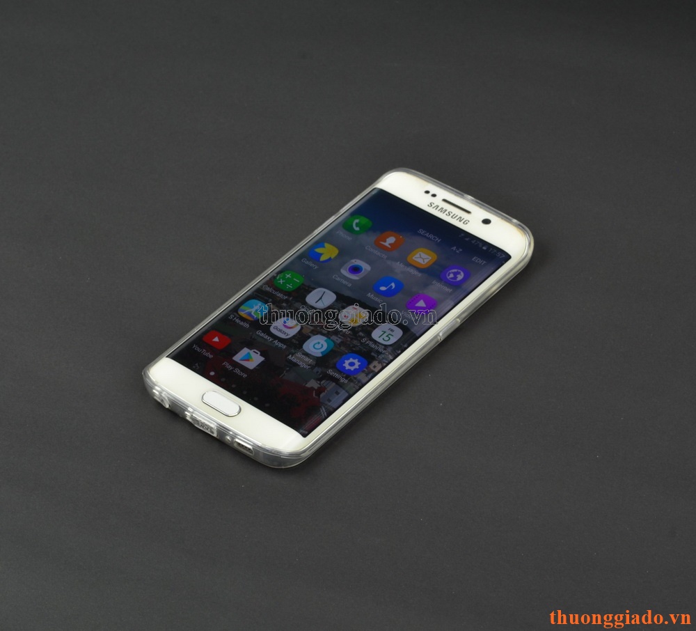Ốp lưng Samsung Galaxy S6 Edge G925f (Loại trong suốt, lưng cứng viền mềm)