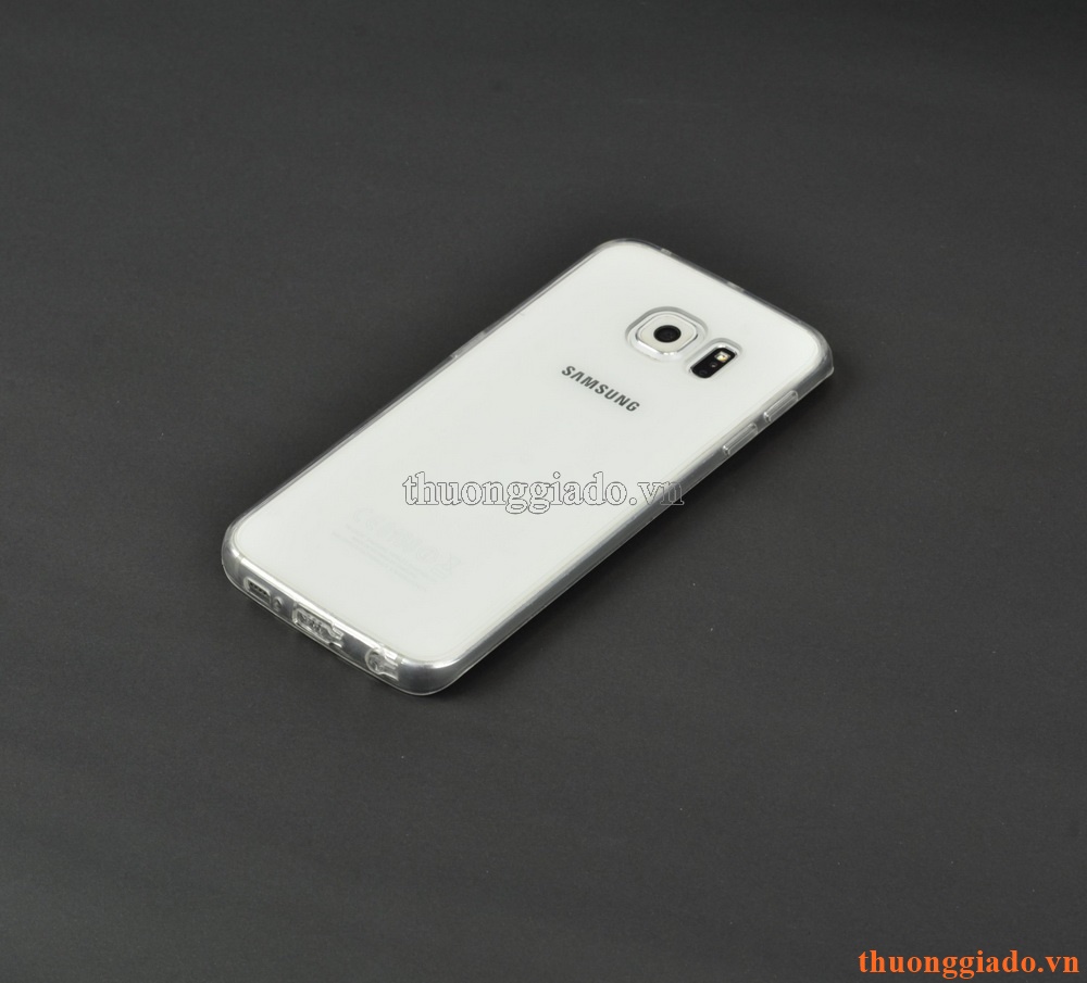 Ốp lưng Samsung Galaxy S6 Edge G925f (Loại trong suốt, lưng cứng viền mềm)